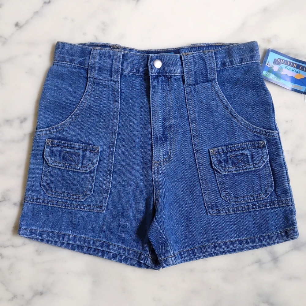 NWT. Girl's Denim Shorts with real pockets.